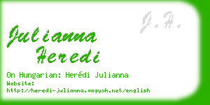 julianna heredi business card