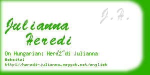 julianna heredi business card